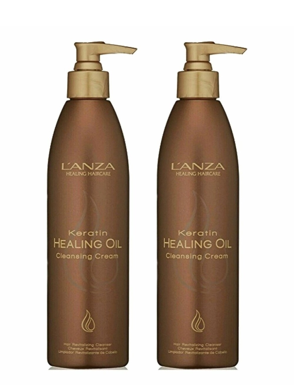 2 LANZA Keratin Healing Oil Cleansing Cream 10.1 fl Oz  NEW
